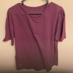 BYLT drop cut scoop shirt